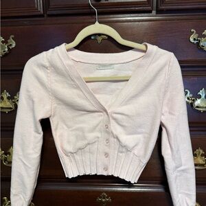 Soft Pink Knit Sweater from urban outfitters